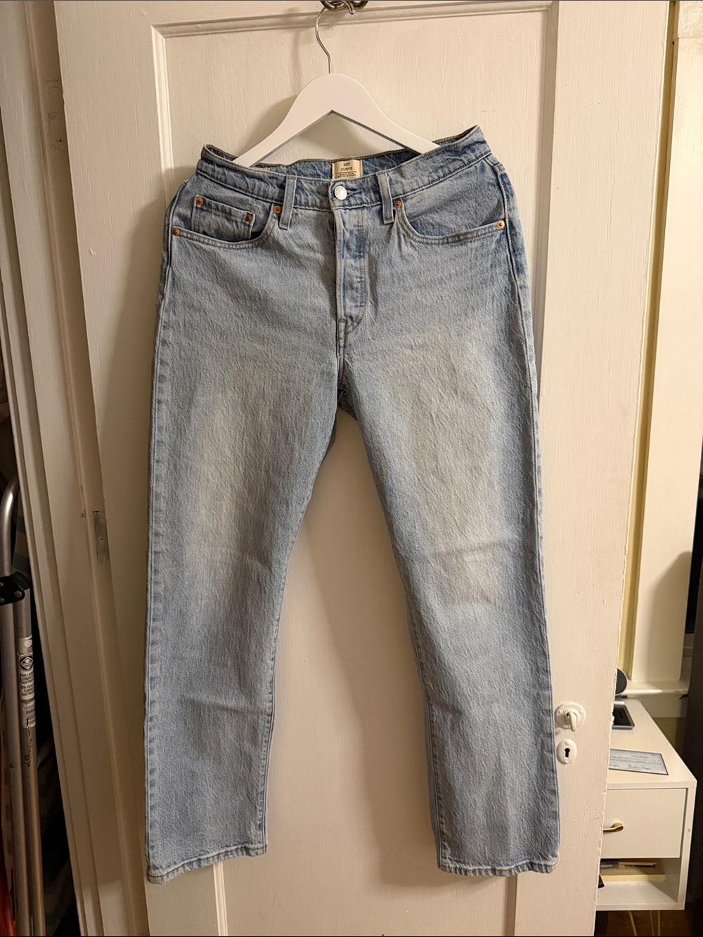 Levi's Light Wash Women's Straight-Leg Jeans